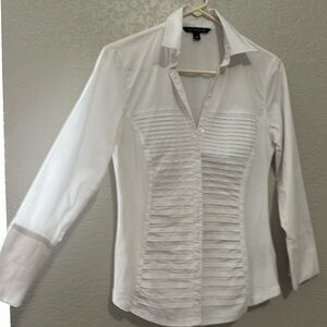 Zac & Rachel, small, white button down blouse